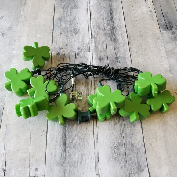 Shamrock Clover Light Cover Set - St. Patrick's Day - Picture 1 of 4